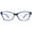 POLISHED BLUE PEARL MARBLE, variant on IVI Eyewear Cosmopolis Handcrafted Polished Black Frame Eyeglasses