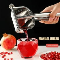 Hand Juicer Squeezer 2026- Aluminum Manual Press Juicer, Aluminum Alloy Fresh Fruit Juicers Extractor with Seed Filter, for Orange Citrus Pomegranate, Ergonomic Grip, Easy to Clean