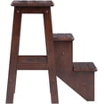 thumbnail image 5 of FeGemax Step Stool, 24-Inch, Cappuccino, 5 of 8