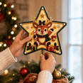 thumbnail image 5 of DIY Pearl Diamond Painting Christmas Tree Toppers – Sparkling Star Craft with Multiple Styles, Rhinestone Pearl Treetop Decor, Beginner-Friendly Holiday Craft Kit （Topper-Reindeer）, 5 of 6