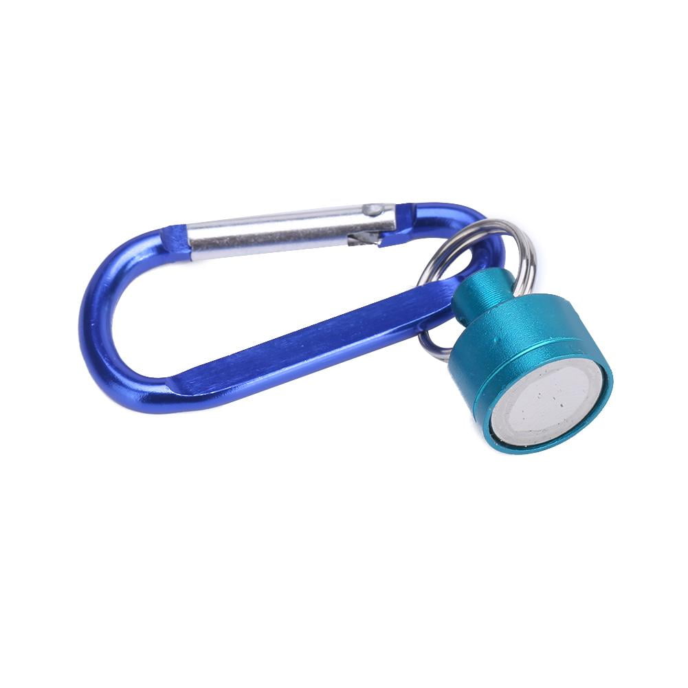 Magnetic Net Release 2 Colors Fly Fishing Release Magnetic Net Release Holder with Aluminium Alloy Hanging Buckle