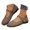 Brown, variant on Womens Mary Jane Shoes Slip on Falt Walking Shoe Summer Outdoor Work Dressy Sandals Hook and Loops Suede Loafer Black Size 7.5