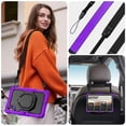 thumbnail image 7 of for Lenovo Idea Tab/ Tab K11 Gen 2 Case 11 2025, 360 Rotating Shockproof Cover with Stand, Handle, Shoulder Strap (TB336FU/TB330FU), Purple, 7 of 7
