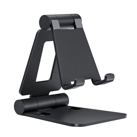 Totoro Hero Dual Folding Cell Phone Stand, Adjustable Foldable Holder for iPhone 16/15/14/13/12/11 Pro, XS Max, Nintendo Switch & All Phones