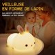 thumbnail image 2 of Cute Bunny Kids Night Light,Baby Birthday Gifts Mom Women Teenage Girls Nursery Squishy Night Lamp Toddler - Portable Silicone Battery Operated Animal, 2 of 4
