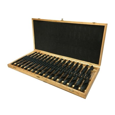 

32 PC 33/64 - 1 By 64th HSS 1/2 Shank Silver Deming Drill Set ANSI Drilling