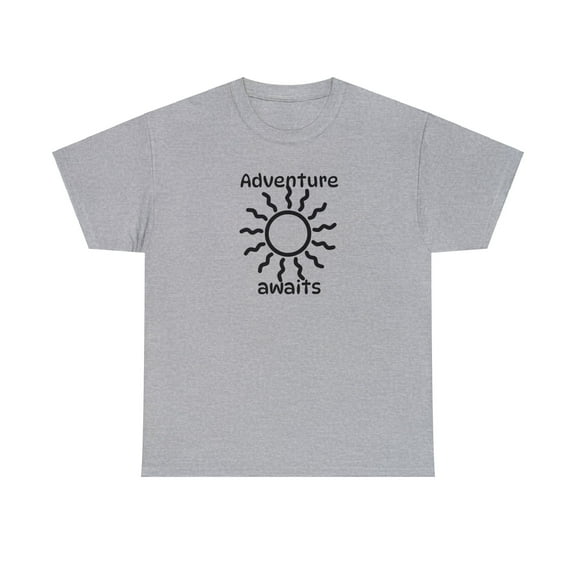 Adventure Awaits Sun Unisex Heavy Cotton Tee