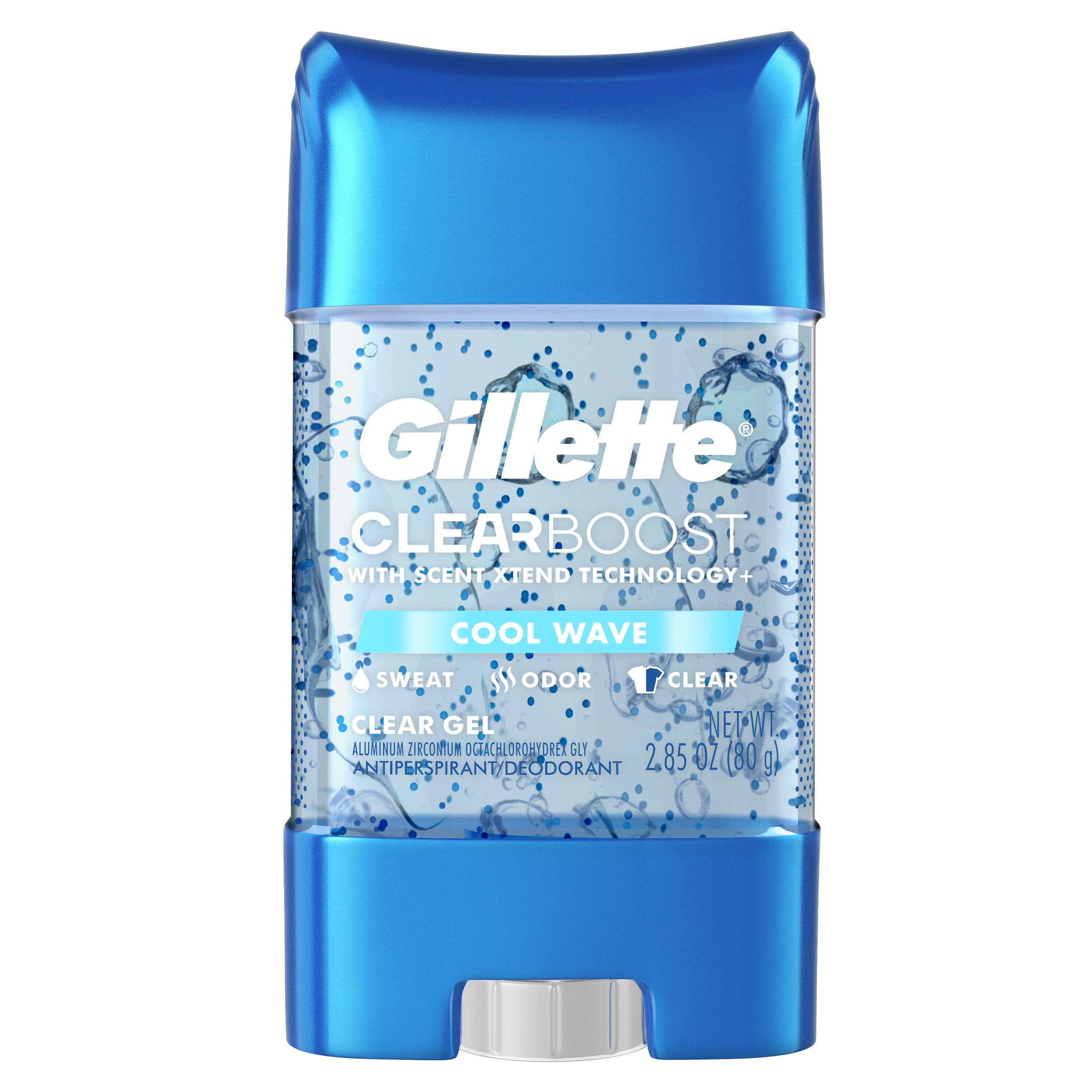 Gillette Antiperspirant Deodorant for Men, Clear Gel, Power Beads, Cool ...