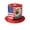 A3, variant on American Flag Top Hat 4th of July Red White and Blue Star Hats for Men Women Kids Independent Day Patriotic Event Party,Patriotic Hat with Bowknot,250th Anniversary Top Hat