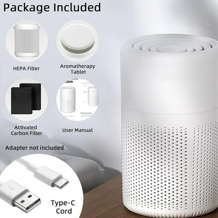 

Off Promotions! Huayishang Air Purifier Air Purifier Home Essentials Clearance Sale White