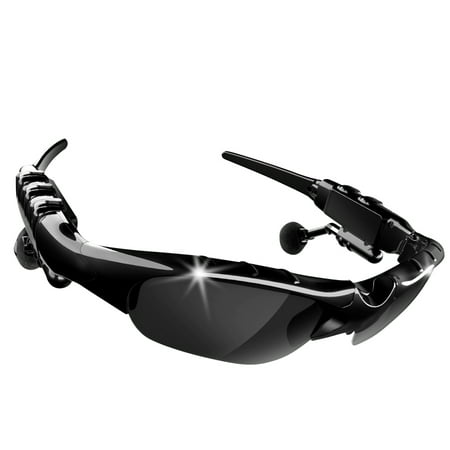 Bluetooth 5.0 Sunglasses Headphone In-ear Polarized Sunglasses Headset Earbuds Wireless Headphone w/ Mic