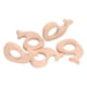 thumbnail image 5 of 5 Piezas de Juguetes de Madera para la Dentición del Bebé Mordedor Colgante en Forma de Caracol para Hacer Collares Pulseras Sonajeros Y Cadenas de Chupetes ANGGREK  Otros, 5 of 8