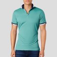 thumbnail image 2 of RMGVDSD Men Golf Polo Shirts Men's Polo Shirts Performance Moisture Wicking Classic Fit Button Collared Golf Shirts For Men Men's Classic Fit Shirts, 2 of 4