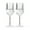 White, variant on Host Wine Freeze Double-Walled Stemmed Wine Glasses - Plastic Tumblers, Gray