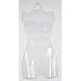 thumbnail image 2 of Henta Clear Plastic Female Body Forms | (Female Torso Mannequin Set of 10), 2 of 4