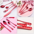 thumbnail image 3 of MasteelfCA 1 Set Christmas Theme Dinnerware Adorable Stainless Steel Flatware for Party Use, 3 of 7