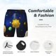 thumbnail image 3 of Fotbe Solar System Traje de Baño para Hombre – Shorts de Natación de Secado Rápido con Forro y Bolsillos-Small, 3 of 6