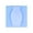 Blue BU, variant on Latrodar Vase Stickers Perforated Wall Stickers Vase Wall Hanging Vase White Party Favor 6x0.8 Inch