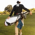 thumbnail image 6 of Golf Towel 24x16in Absorbent Quick Dry Decontamination Mountain-Climbing Clench Designed To Carry Four Side Locks Animal Skin Print Style Darkturquoise_2, 6 of 8