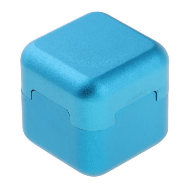 Paquete de 2 a 5 Unidades de Aluminio para Billar, Soporte para Tiza, Punta de Palo de Billar, Estuche para Tiza 5 piezas Sunnimix Titular de la tiza de billar