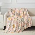 thumbnail image 1 of Mainstays Plush Throw Blanket Floral, 1 of 7