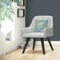 thumbnail image 4 of Sorbet Skies' Colorful Shapes Line Composition By Anthony Sikich 16 X 16 Decorative Throw Pillow, 4 of 4