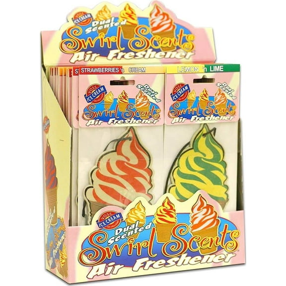 Voss Swirl Scents Auto Air Fresheners - 36ct Display