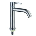 thumbnail image 1 of Stainless Steel Faucet Single Cold Basin Faucet Bathroom Metal Faucet Kitchen Faucet (Style 3), 1 of 7