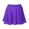 thumbnail image 1 of YONGHS Girl's Ballet Wrap Skirts Basic Circular Chiffon Dance Pull-On Skirt Ballerina Gymnastic Dancewear Purple 6-12, 1 of 5