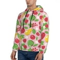thumbnail image 2 of Hoodies for Men - Cute Berry Flower Fruit Long Sleeve Comfrt Men'S Fashion Hoodies & Sweatshirts, Sweatshirts for Men Hoodies Pullover Clothing Clothes with Pouch, 2 of 7
