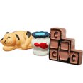 thumbnail image 2 of Flmtop 3 Pcs/set Figurines d'Animaux en Résine Imitation Haute Collection Micro Paysage Décor Miniature pour Maison Bureau, 2 of 9