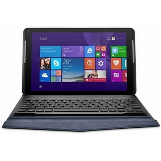  Ematic 8-inch Windows 10, HD Quad-Core 32GB Tablet with WiFi  Intel and Docking Keyboard, Black : Electronics