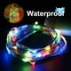 thumbnail image 3 of Cadena de luces LED con batería, 12 unidades, 2 m, 20 LED, microalambre de cobre, luces de Navidad coloridas que funcionan con batería para habitaciones, interiores, Navidad, exteriores, fiestas,, 3 of 5