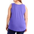 thumbnail image 4 of Mittory Plus Size Tank Tops for Curvy Women Summer Basic T Shirts Sleeveless Racerback Workout Tops Casual Blouse Lightweight, 4 of 7