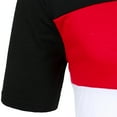 thumbnail image 4 of Birdeem Men Casual Button Short Sleeve Patchwork Turndown Pullover T-Shirt Tops, 4 of 6