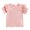 Red, variant on Bobifish Toddler Girls T-Shirts Summer Solid Color Ruffle Bubble Short Sleeve Cute Tops Daily Party Outdoor Streetwear Sweet Casual T Shirts,Sizes 2-3T
