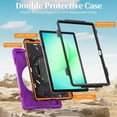 thumbnail image 3 of Funda para Samsung Galaxy Tab A11 Plus de 11 pulgadas (2025) y A9 Plus de 11 pulgadas (2023), funda protectora infantil a prueba de golpes con portalápices, correa de mano giratoria de 360 ​​grados, 3 of 9