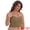 Brown, variant on DARING DIVA Women's Plus Spaghetti Straps Wireless Padded Camisole 3XL Black