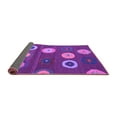thumbnail image 2 of Ahgly Company Indoor Rectangle Abstract Purple Contemporary Area Rugs, 7' x 9', 2 of 4