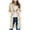 Beige, variant on Ecetana Womens Long Sleeve Cable Knit Long Cardigan Open Front Button Sweater Outerwear with Pockets