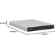 thumbnail image 2 of Lucid - Colchón Queen de Memory Foam con Gel y Bambú - 20 cm - Colchón Firme - Funda Lavable y Transpirable - Compatible con Bases Ajustables, 2 of 6