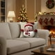 thumbnail image 4 of Seyotauo Christmas Pillow Covers 18x18 Farmhouse Christmas Decorations Snowman Wreath Santa Claus Tree Merry Christmas Holly Jolly Winter Holiday Decor Throw Cushion Case for Home Couch, 4 of 6