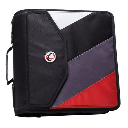 case it case it 4 inch king sized zipper binder with backpack