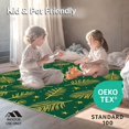 thumbnail image 4 of ODIKA 2'x3' Machine Washable Non-Slip Area Rug, Winter Evergreen Branches and Twinkling Motif Duo High Traffic Rug with Pad, Green, 627646, 4 of 8