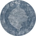 thumbnail image 2 of Rugs Oregon Geometric Power Loomed Blue Vintage Area Rugs, Stain Resistant, 2 of 8