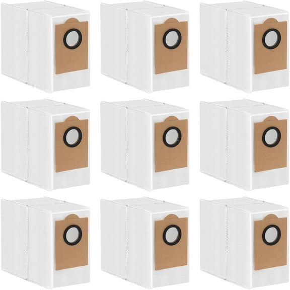 Replacement Dust Bags Compatible with Lefant M3, M3 Max Robot Vacuum Cleaner, Large Capacity Disposable, 9 Pack