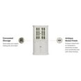 thumbnail image 4 of Bowery Hill Traditional Wood Seaside Corner China Cabinet in White, 4 of 10