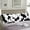 Black White, variant on Cow Print Body Pillow Cover Black and White Cow Cowhide Skin Printed Farmhouse Western Decorative Soft Cushion Long Pillowcase with Zipper Rectangle Pillow Cases for Bedroom,Couch,Home Gift 20"x54"