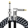 thumbnail image 1 of Cable para Guitarra Eléctrica Trenzado de Nylon Resistente a Interferencias 6M, 1 of 7