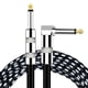 thumbnail image 1 of Cable para Guitarra Eléctrica Trenzado de Nylon Resistente a Interferencias 6M, 1 of 7